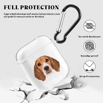 Beagle Cute Dog Airpod Cases 3 for 2 1 Pro Pods Gen Air Pods Pro Cover Funny Lovely Pet Earphone Cartoon Box Coque