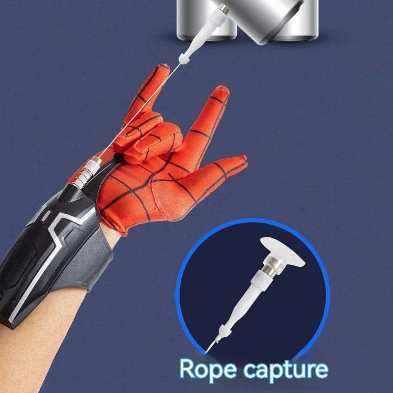 Spiderman Web Shooter Toys Wrist Cobweb Launcher Gloves Accessories Props ML Legends Spider Man Action Figures Gift for Children