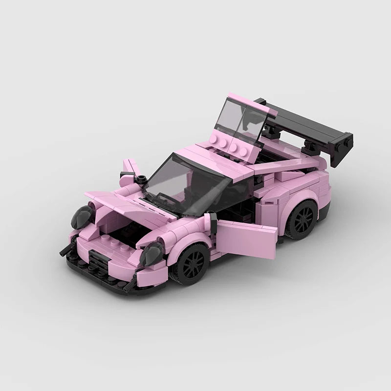 Racing Car City Speed Champions Sports Model Building Blocks DIY Bricks MOC Toy Classic Rally Super Racers Vehicle f1 technique