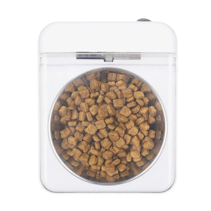 Pets Bingo Cat Feeder Infrared Sensor Dog Bowl Automatic Opening Lid Food Storage Container Anti-mouse Moisture-proof Pet Suppy