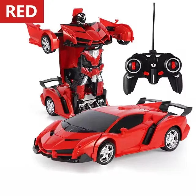 RC Car Transformation Robots Sports Vehicle Model Drift Car Toys Cool Deformation Car Christmas Birthday Gifts for Boys Girls