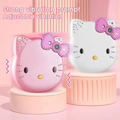 2024Hot Sanrio Hello Kitty Kawaii Mini Flip Phone I68 Girl Mobile Phone Student Anime Phone Music Mobile Phone Kid Birthday Gift
