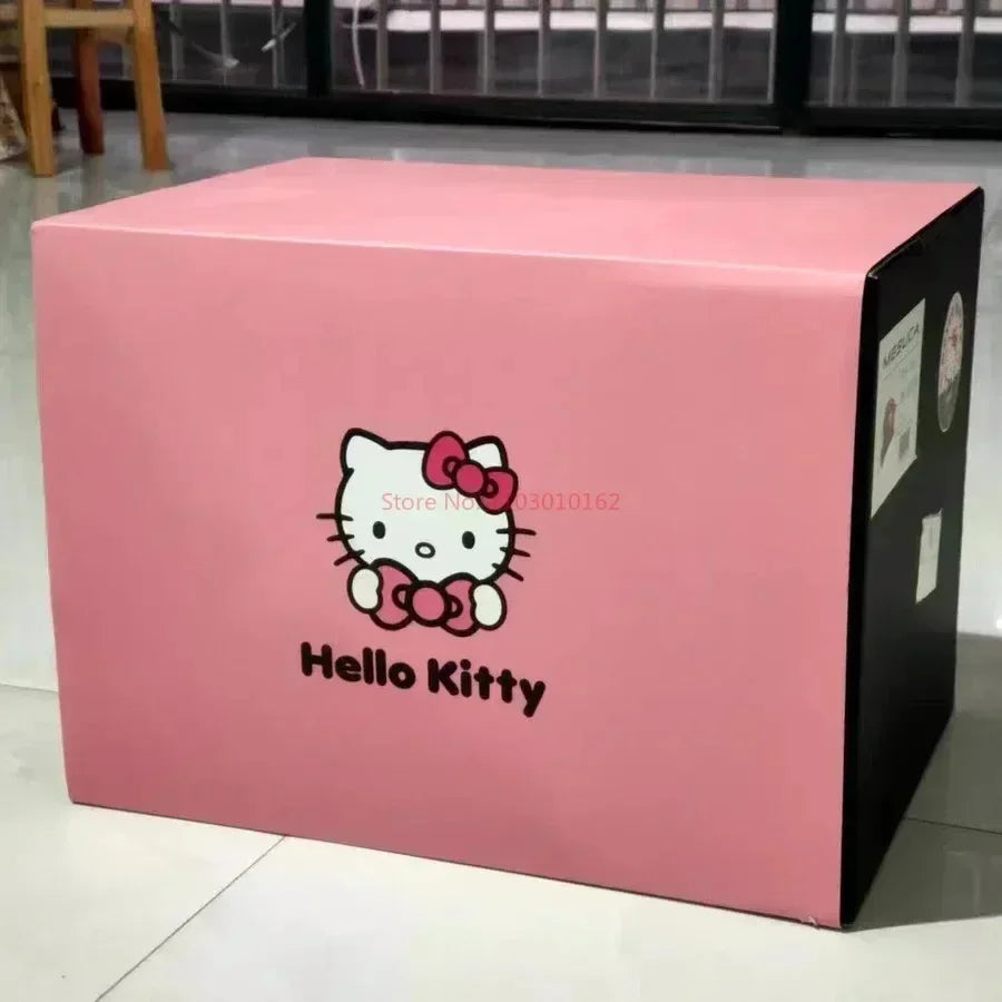 Sanrio Genuine Hello Kitty Motorcycle Helmet Full Face Racing Helmets Offroad Motorcycle Helmet Motorbike Kawaii Xmas Girl Gift