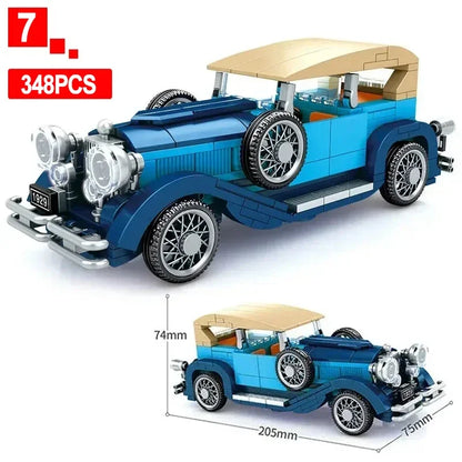 Speed Champions Series Racing Sports Vehiclea Technique Car Supercar Building Blocks Set Bricks Classic MOC Model Toys For Kids