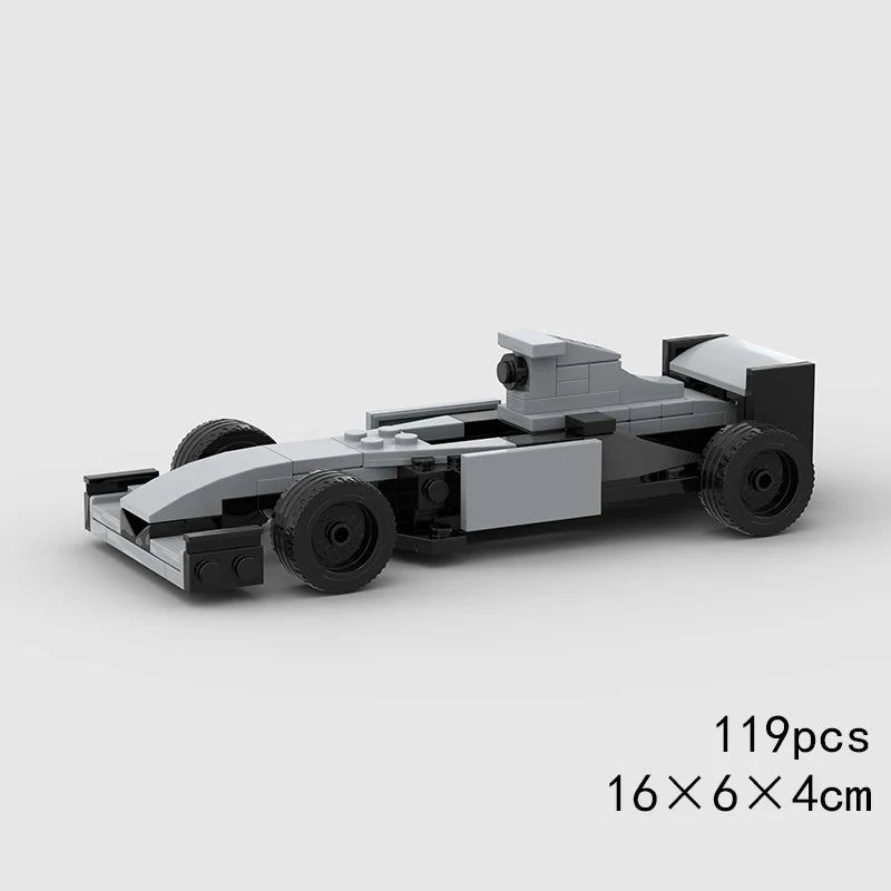 Racing Car City Speed Champions Sports Model Building Blocks DIY Bricks MOC Toy Classic Rally Super Racers Vehicle f1 technique