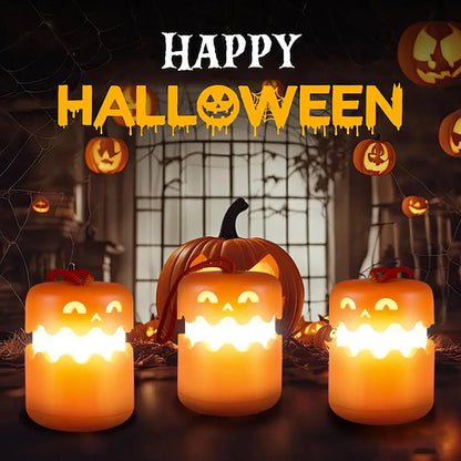 Pumpkin Lights Outside Pumpkin Lamp Decor Halloween Pumpkin Lantern LED Foldable Light Up Pumpkin for Halloween Party Decoration