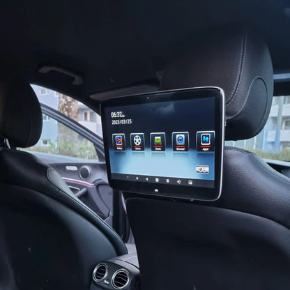 Pantalla de TV para asiento trasero para Mercedes Benz CEGSV Class Monitor de reposacabezas Android con reproductores multimedia de video y entretenimiento para automóvil