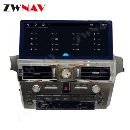 Radio para coche Android con pantalla IPS HD de 12,3" para Lexus GX460 GX400 2010-2020, reproductor multimedia, autorradio, navegación GPS, unidad principal 2 Din