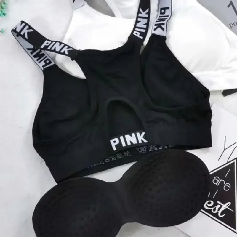 Sports Bras Women Fitness Yoga Bra Seamless Tops Underwear Running Gym Inner Padded Yoga Vest Bralette Absorb Sweat Shockproof