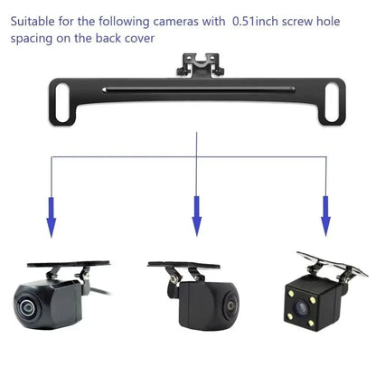 4led Car Rear View Backup Camera 4.3inch HD Display LCD Monitor Parking System Full Set For Pickup Van RV Easy Installation