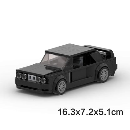 Bricklink Technical Car City Speed Champions M3 E30 E36 E46 GTR 635CSi 850CSi Vehicles Sets Building Blocks Toys Children Gift