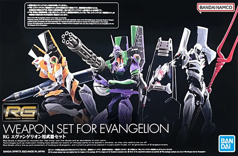 Original Genuine RG EVANGELION UNIT-00 -01 -02 -03 -04 -06 -08 Bandai Anime Model Toys Action Figure Gifts Collectible Ornaments