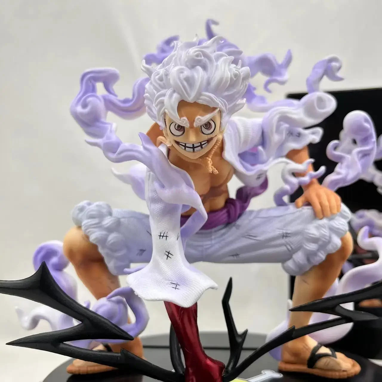 One Piece Luffy 5-Gear Anime 19cm Figures Nika Sun God Pvc Action Figurine Collectible Statue Model Doll Toys Birthday Kids Gift