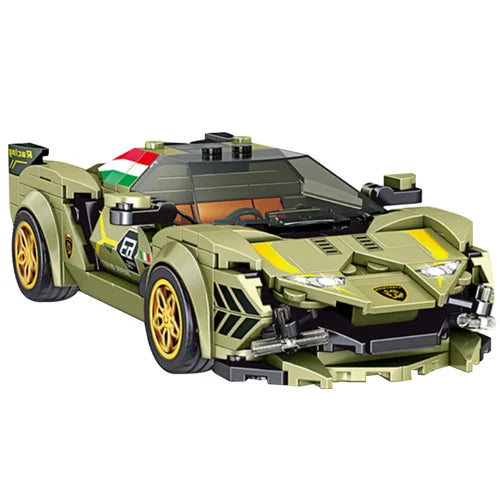 P1 Sian Roadblock Police Vehicle Vision GT Building Blocks for Adults MouldKing27001 27002 27003 27004 Model Kit Educational Toy