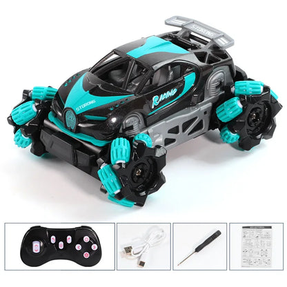 RC Car Mini Stunt Drift Car Gesture Sensing with Led Lights 2.4G Radio Remote Control Electric Toy Power Wheels Off Road Racing