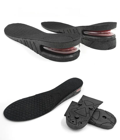 1Pair Height Increase Insole for Feet 3cm 5cm 7cm 9cm Variable Height Shoes Insoles Men Women Air Shock Absorbing Shoe Pads