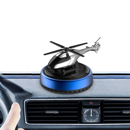Car Air Freshener Rotating Helicopter Aeroplane Perfume Solar Power Plane Diffuser Airplane Fragrance Aircraft Dashboard Parfume