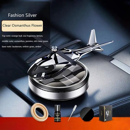 Solar Car Air Freshener Helicopter Propeller Fragrance Diffuser Flavoring Original Perfume Ornament Interior Decor Accessories