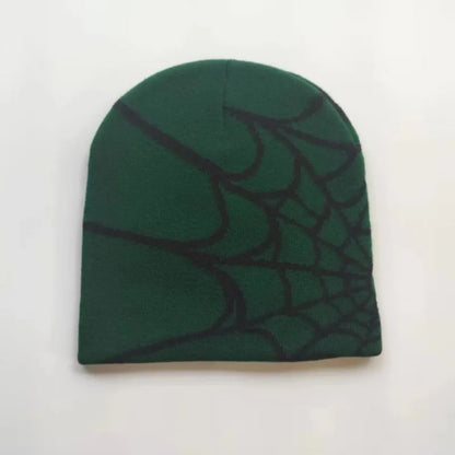 Unisex Knitting Cap Spider Men Women Luxury Beanie Caps Y2k Warm Fashion Versatile Ins Pullover Hiphop Winter Bonnet