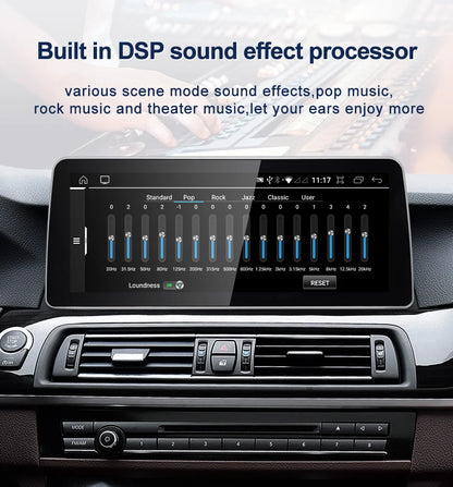 2024 New ID6 ID7 ID8 UI 12.3inc Android System Wireless Carplay AUTO For BMW 5Series F10 F11 CIC NBT Car Video Players GPS NAVI