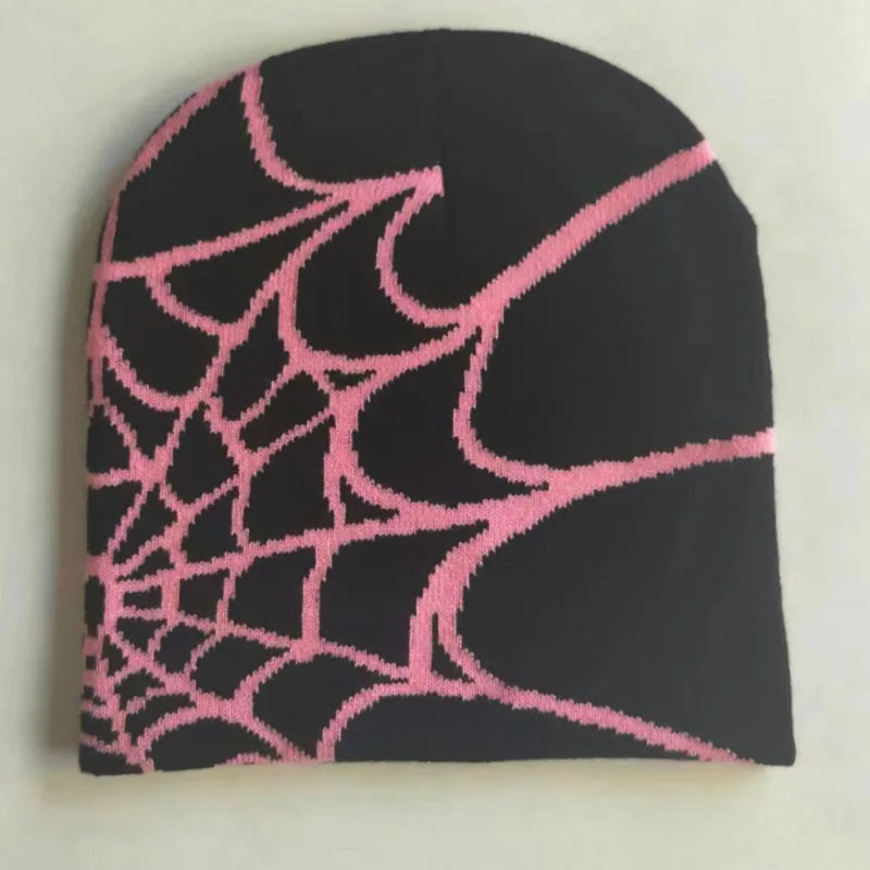 Unisex Knitting Cap Spider Men Women Luxury Beanie Caps Y2k Warm Fashion Versatile Ins Pullover Hiphop Winter Bonnet