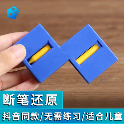 Broken Pencil restore magic trick Zig Zag Pencil to be reverted magic tricks Close Up Gimmick for children gift