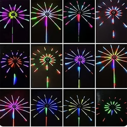2024 new  LED Strip Light RGB Sound Control Symphony Firework Light Wedding Christmas Music Control Full Kit Dream Meteor Lamp